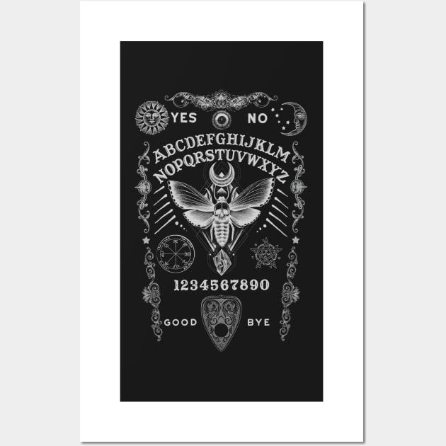 Ouija of the Moth Wall Art by 3vaN